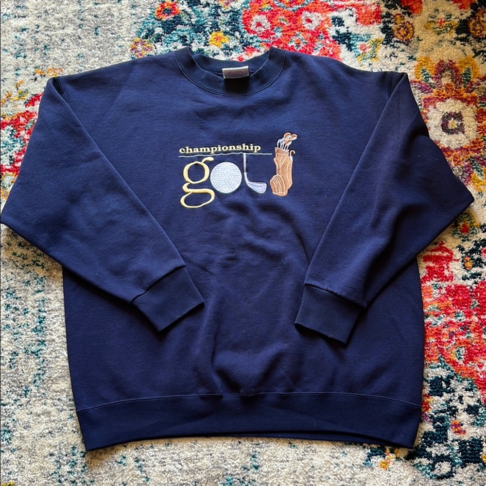 Navy Crewneck Sweater